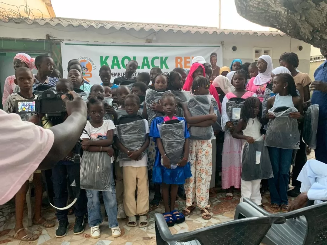 RENTRÉE SCOLAIRE À KAOLACK : KAOLACK-REK AU SECOURS DES FAMILLES VULNÉRABLES