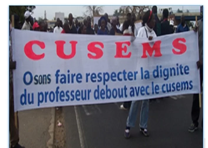 Rentrée scolaire : le CUSEMS dénonce les salaires en retard et les précomptes sur des prêts non décaissés