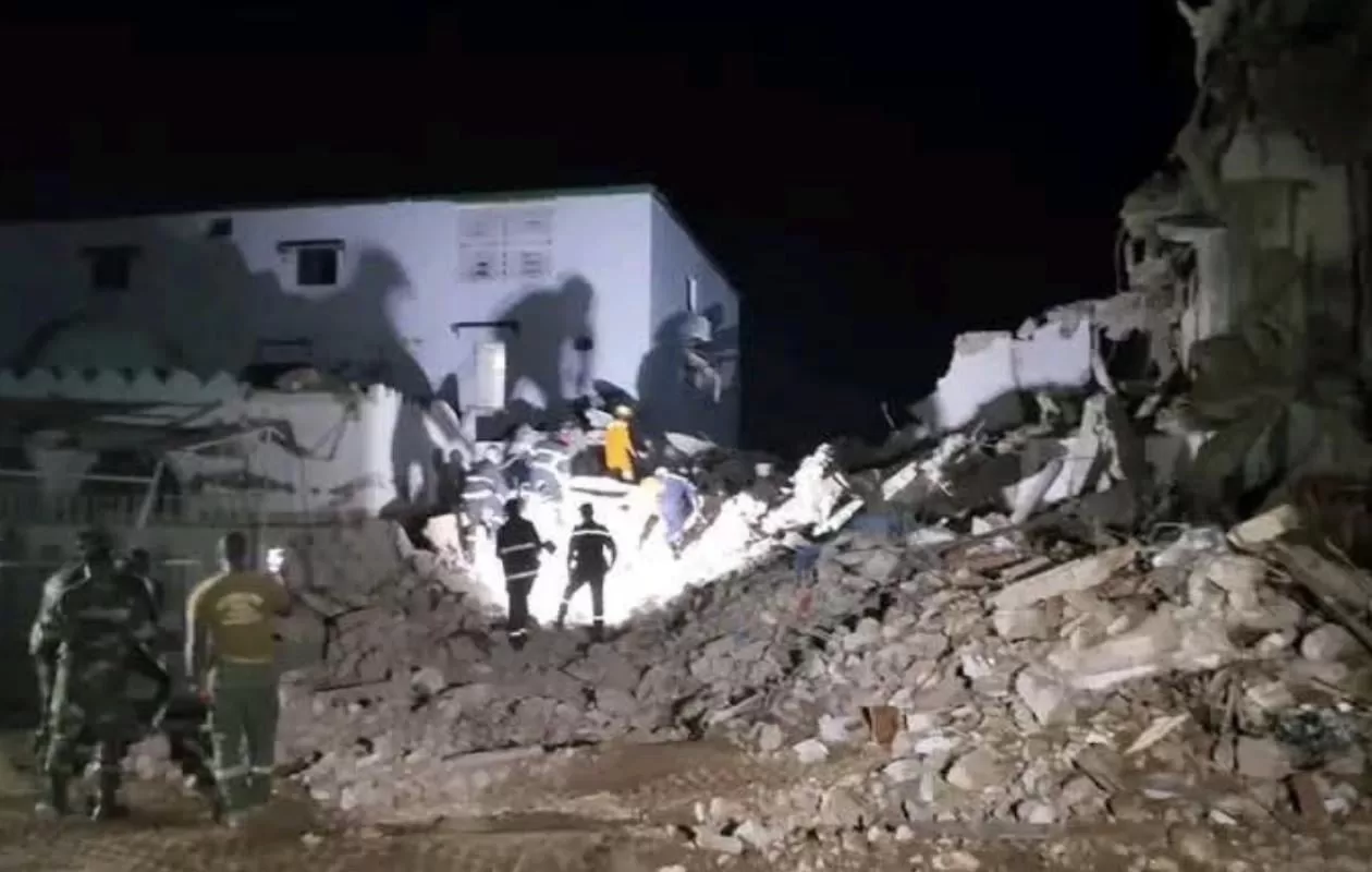 Kaolack : un mort et trois blessés dans l’effondrement d’un bâtiment R+3 à Taba Ngoye