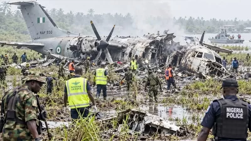 Nigeria : les 25 personnes à bord d’un avion militaire périssent dans un crash