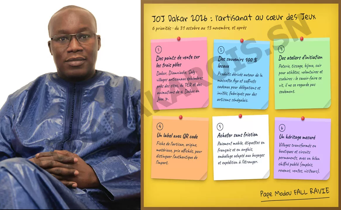 JOJ Dakar 2026 : six pistes pour que l'artisanat sénégalais…