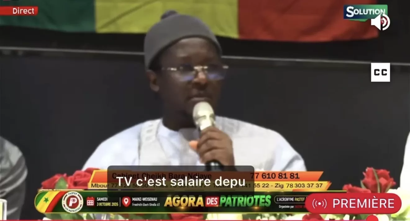 Cheikh Bara Ndiaye accuse Diomaye Faye : le député évoque un financement de SenTV et de Sam Sa Kaddu